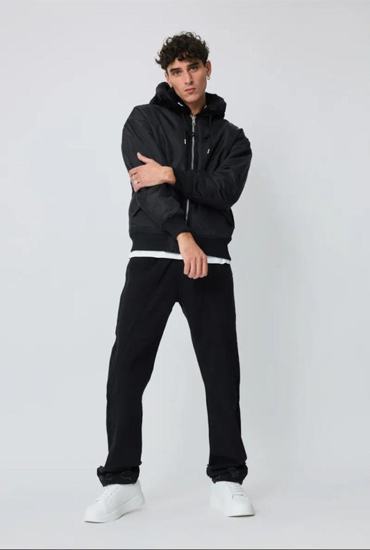 2-IN-1 WENDE- BOMBERJACKE MIT FELL