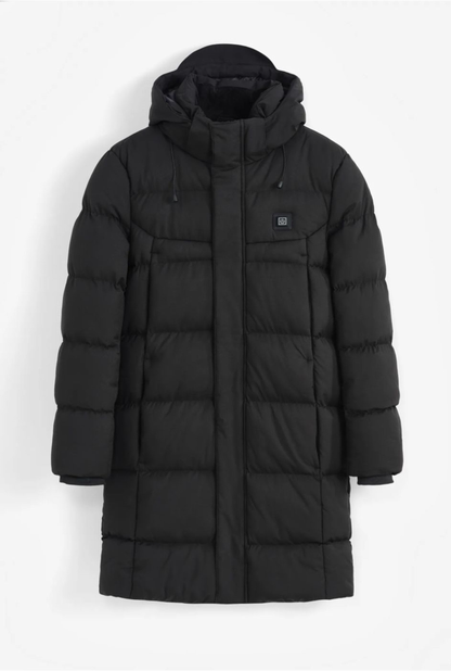 BEHEIZBARER WINTERMANTEL BLACK