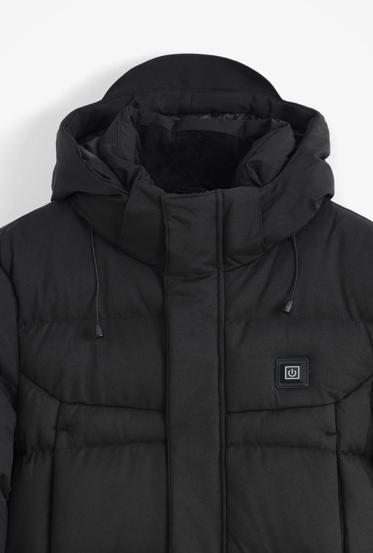 BEHEIZBARER WINTERMANTEL BLACK