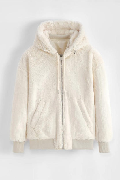 2-IN-1 WENDE- BOMBERJACKE MIT FELL