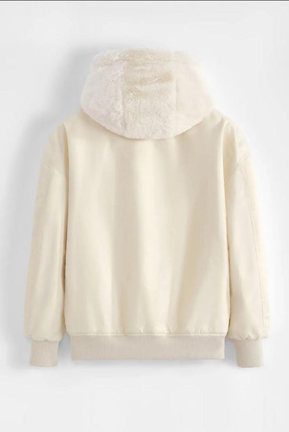 2-IN-1 WENDE- BOMBERJACKE MIT FELL